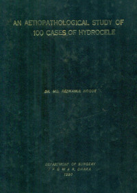 Image of An Aetiopathological Study Of 100 Cases Of Hydrocele