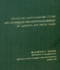 Image of Studies On Campylobacter Pylori And Its Role In The Aetiop Athogenesis Of Gastritis And Peptic Ulcer