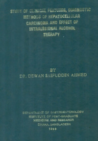 Image of Study Of Clinical Features, Diagnostic Methods Of Hepatocellular Carcinoma And Effect Of Intralesional Alcohol Therapy