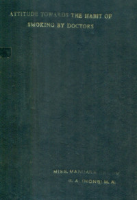 Image of Attitude Towards The Habit Of Smoking By Doctors