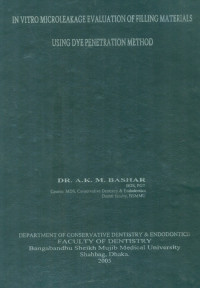 Image of In Vitro Microleakage Evaluation Of Filling Materials Using Dye Penetration Method