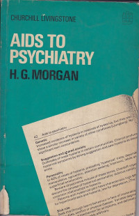 Image of Aids to Psychiatry H. G. Morgan