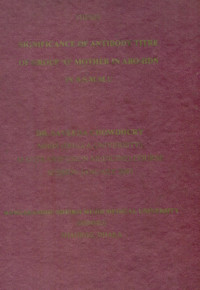 Image of Significance of Antibody Titre of Group 'O' Mother In Abo-Hdn In B.S.M.M.U