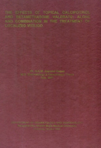 Image of The Effects Of Topical Calcipotriol And Betamethasone Valerate: Alone And Combination In The Treatment Of Localized Vitiligo