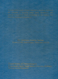 Image of Comparative study of post operative outcome between the patients of keeping intact inner membrane and partial removal of inner membrane in the surgery for chronic subdural haematoma