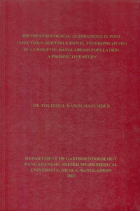 Image of Histopathological Alterations In Postinfectious Irritable Bowel Syndrome (PI-IBS) In A Group Of Bangladeshi Population :A Prospective Study