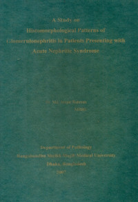 Image of A Study on Histomorphological Patterns of Glomerulonephritis in Patients Presenting With Acute Nephritic Syndrome