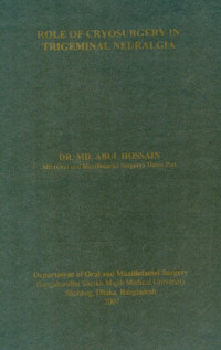 Image of Role Of Cryosurgery in Trigeminal Neuralgia