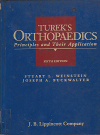Image of Turek's Orthopaedics :principles and their application.