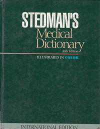 Image of Stedman's medical dictionary.