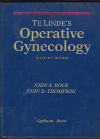 Image of Te Linde's operative gynecology.