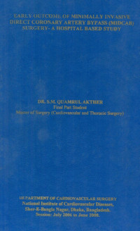 Image of Early Outcome Of Minimally Invasive Direct Coronary Artery Bypass (MIDCAB) Surgery- A Hospital Based Study