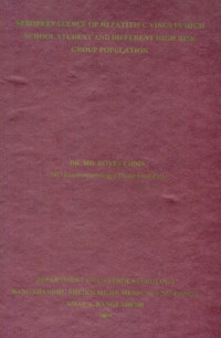 Image of Seroprevalence Of Hepatitis C Virus In High School Student And Different High Risk Group Population