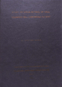 Image of Study On Serum Retinol Of Oral Squmous Cell Carcinoma Patient