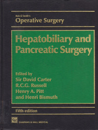 Image of Rob & Smith,s Hepatobiliary and PAncreatic Surgery