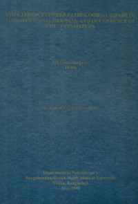 Image of Association Between Pathological Grade Of Supratentorial Gliomas And Occurrence Of Epileptic Seizure