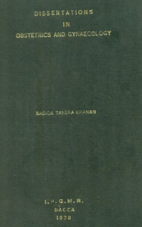 Image of Dissertation in obstetrics and gynaecology