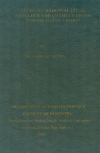 Image of Study On Marginal Fit Of Shoulder And Chamfer Finish Line Of Metal Crown