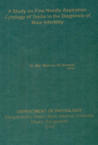 Image of A Study on Fine Needle Aspiration Cytology of Testis in the Diagnosis of Male Infertility