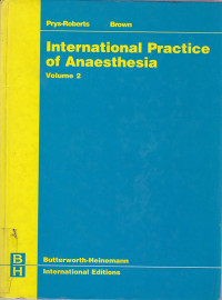 Image of International practice of anaesthesia