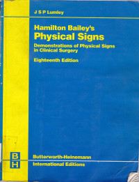 Image of Hamilton Bailey,s Physical Signs