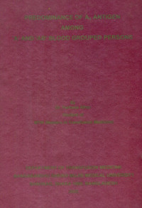 Image of Predominance Of A Antigen Among 'A' And 'AB' Blood Grouped Persons