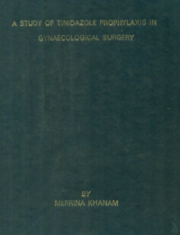 Image of A Study Of Tinidazole Prophylaxis in Gynaecological Surgery