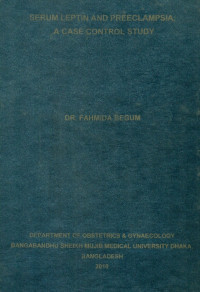 Image of Serum Leptin And Preeclampsia: A Case Control Study