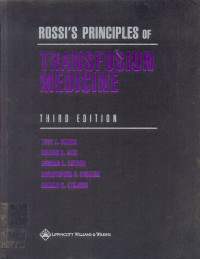 Image of ROSSI'S PRINCIPLES TRANSFUSION  MEDICINE