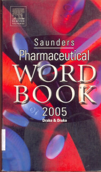 Image of Saunders pharmaceutical word book.