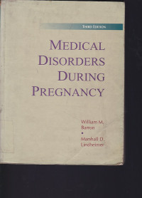 Image of Medical disorders during pregnancy