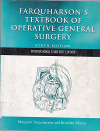 Image of Farquharson,s Textbook of Operative General Surgery