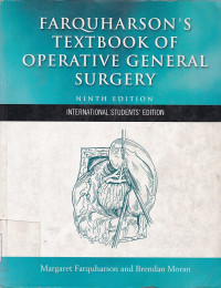 Image of Farquharson's textbook of operative general surgery.