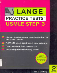 Image of LANGE PRACTICE TESTS USMLE STEP 3