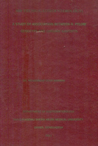 Image of A  Study Of Association Between H. Pylori Genotype And Chronic Gastritis
