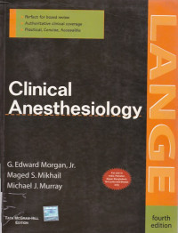 Image of Clinical Anesthesiology