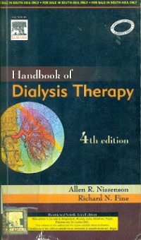 Image of Handbook of Dialysis Therapy