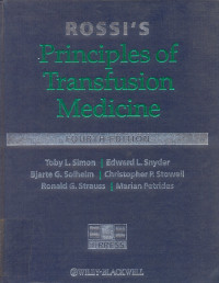 Image of ROSSI'S Principles of Transfusion Medicine