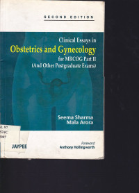 Image of Clinical Essays in Obstrics Gynecology For Mrcog Part II