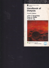 Image of Handbook of dialysis