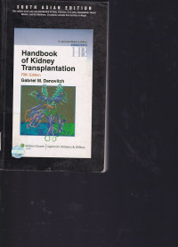 Image of Handbook of kidney transplantation