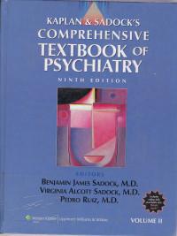 Image of Kaplan & Sadock's comprehensive textbook of psychiatry