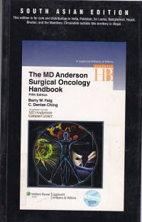 Image of THe Md Anderson Surgical Oncology Handbook