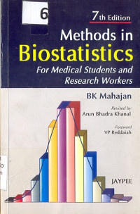 Image of Methods in Biostatistics For Medical Students and Research Workers