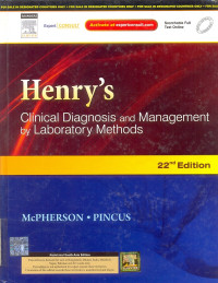 Image of Henrey's Clinical Diagnosis and Management by Laboratory Methods