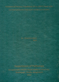 Image of Relation of Human Papilloma Virus (HPV) load with cervical  precancerous and cancerous lesions