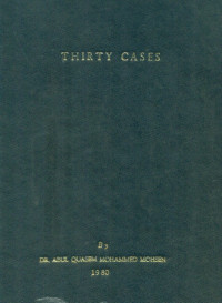 Image of Thirty Cases