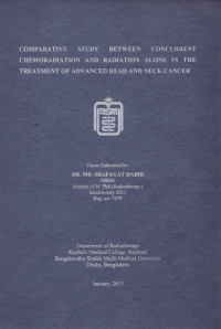 Image of Comparative Study Between Concurrent Chemoradiation and Radiation Alone In THE TReatment of ADvanced Head And Neck Cancer