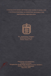 Image of Comparative study Between Zinc Oxide Eugenol and Calcium Hydroxide As Cementing Material For Frovisional Restoration