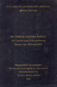Image of Outcome of Laparoscopic Inguinal Hernia Repair